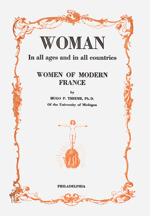 (image for) WOMAN In All Ages and In All Countries, Modern France, Vol.7.